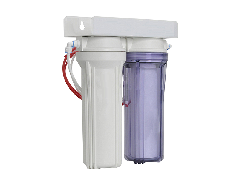 Фильтр для воды с 2 ступенями очистки.