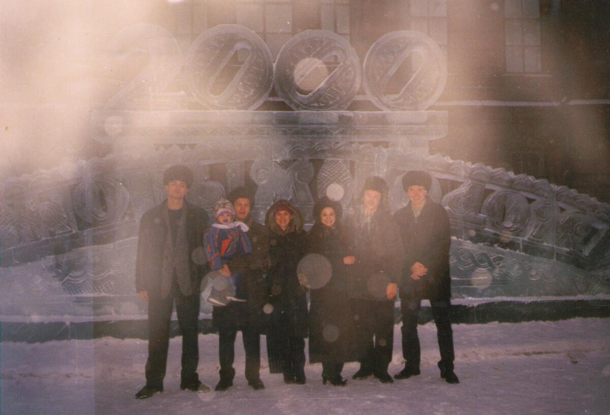 Минусинск, Новый год 2000.