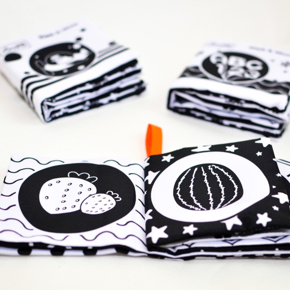 Черно-белые книжки для новорожденных