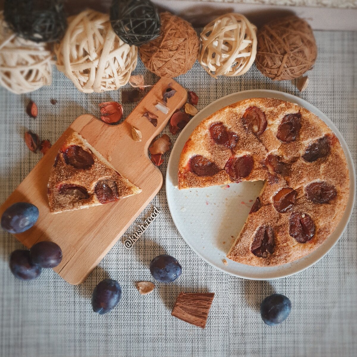 Сливовый пирог @kush.food