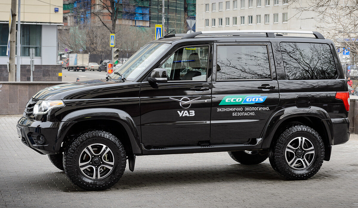 УАЗ Патриот CNG . Картинка взята на uaz.ru