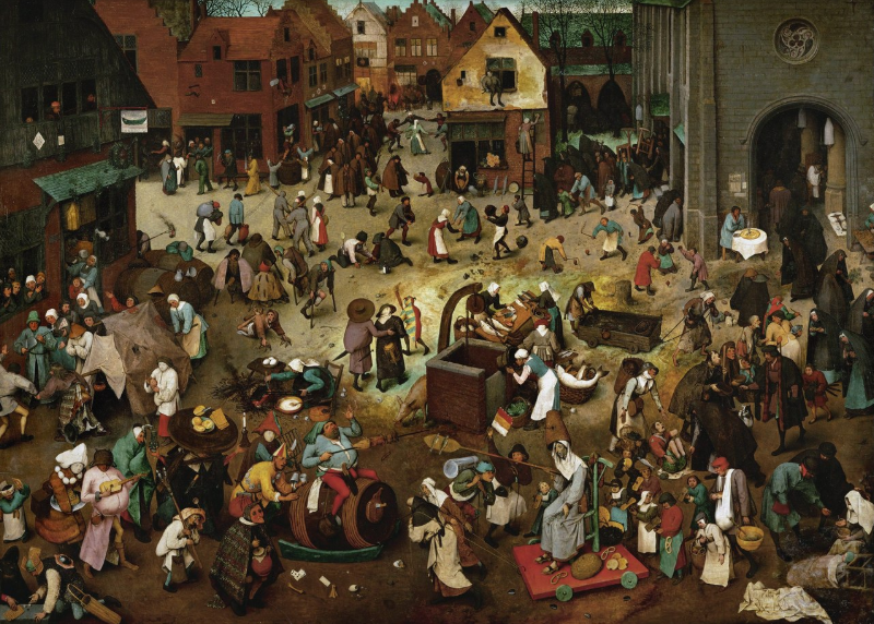 Битва Масленицы и Поста. Питер Брейгель Старший, 1559 г.