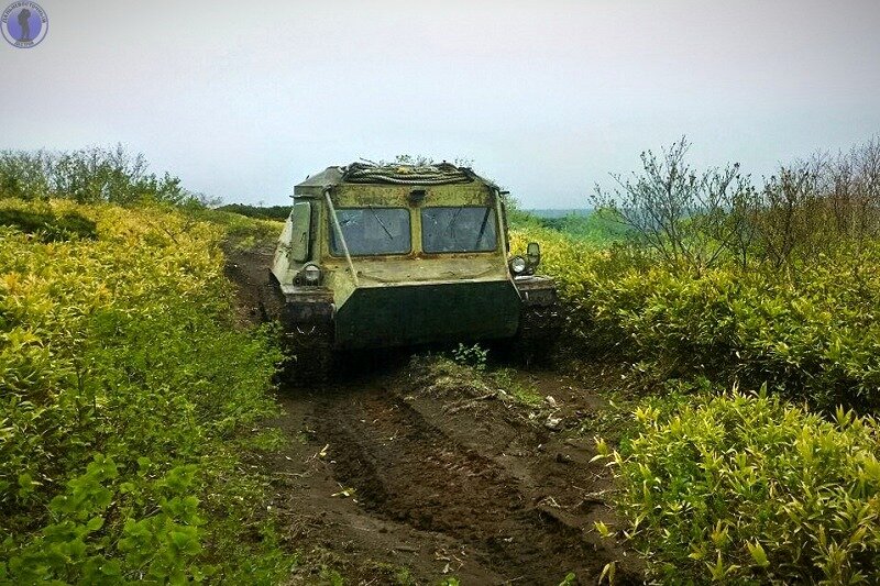 Курилы: советский взвод танковых башен Т-54 