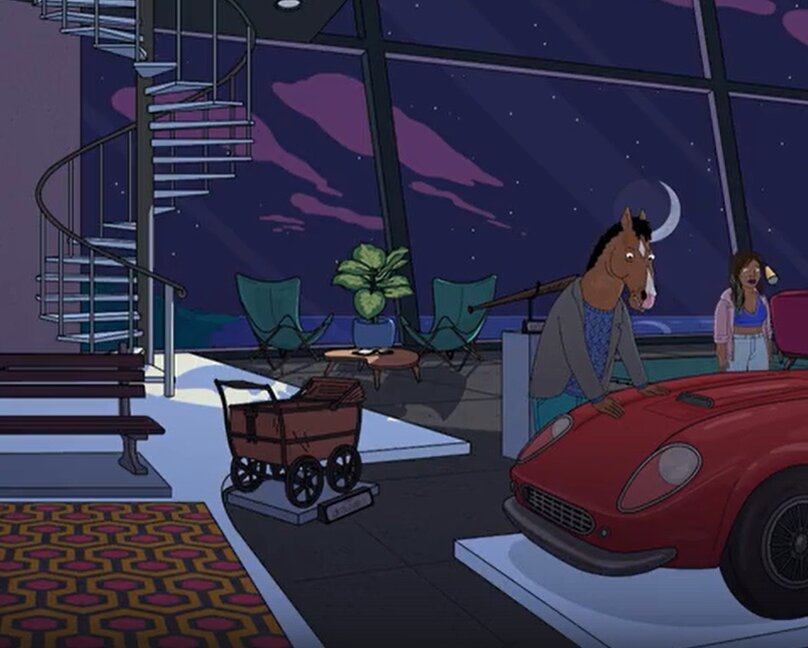 «Конь БоДжек», сезон 6, эпизод 1. Ковёр в доме отца Джемисон