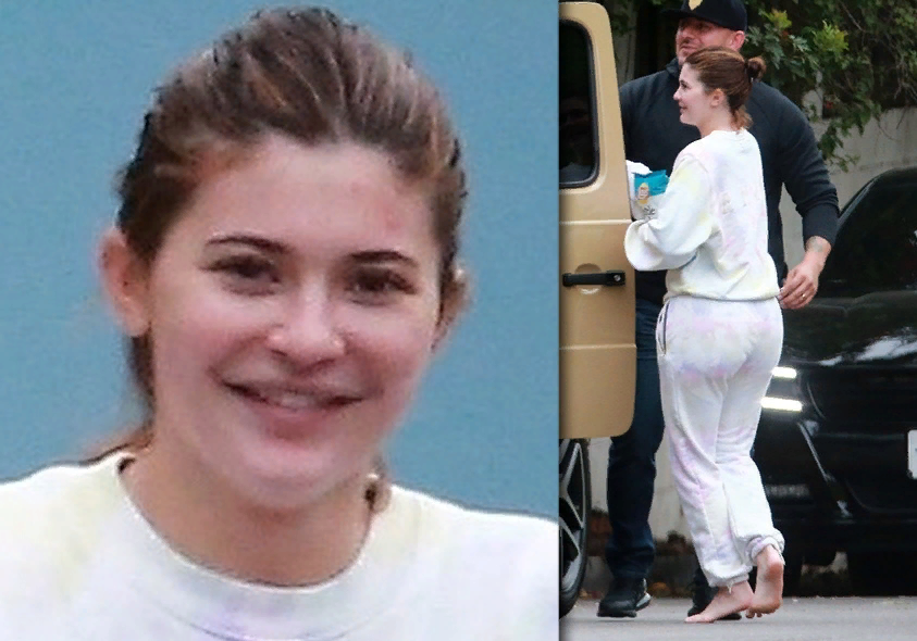 Папарацци запечатлели Кайли в эксцентричном для многих виде.