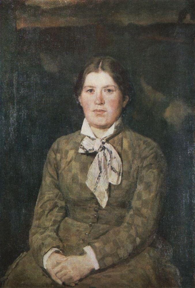 Портрет Александры Владимировны Васнецовой, жены художника. Работа Виктора Михайловича Васнецова