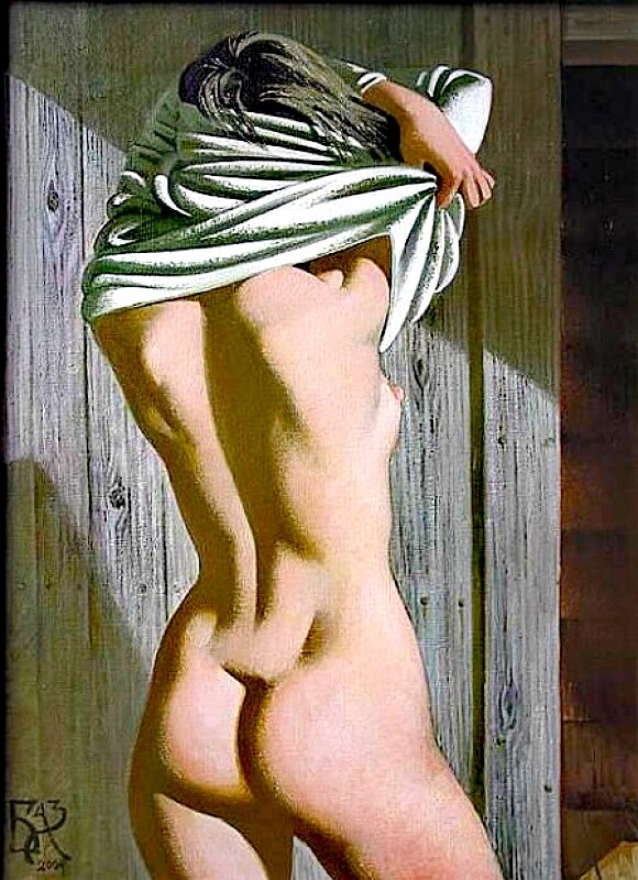 А.Н. Базанов. Купальщица.