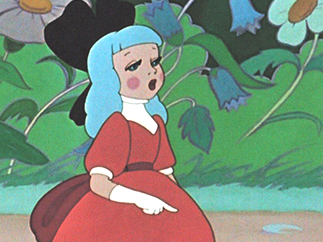 Мальвина из мультфильма "Приключения Буратино" 1959 год