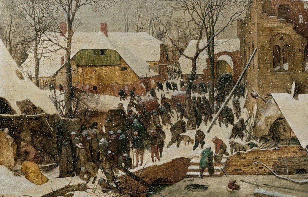 Питер Брейгель Старший. Поклонение волхвов в зимнем пейзаже. 1567. Собрание доктора Оскара Рейнхарта, Винтертур
