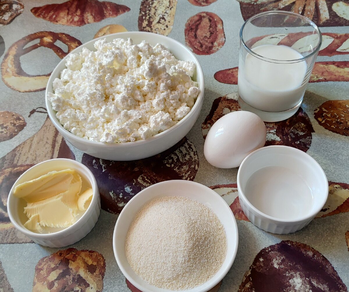 Состав продуктов для запеканки