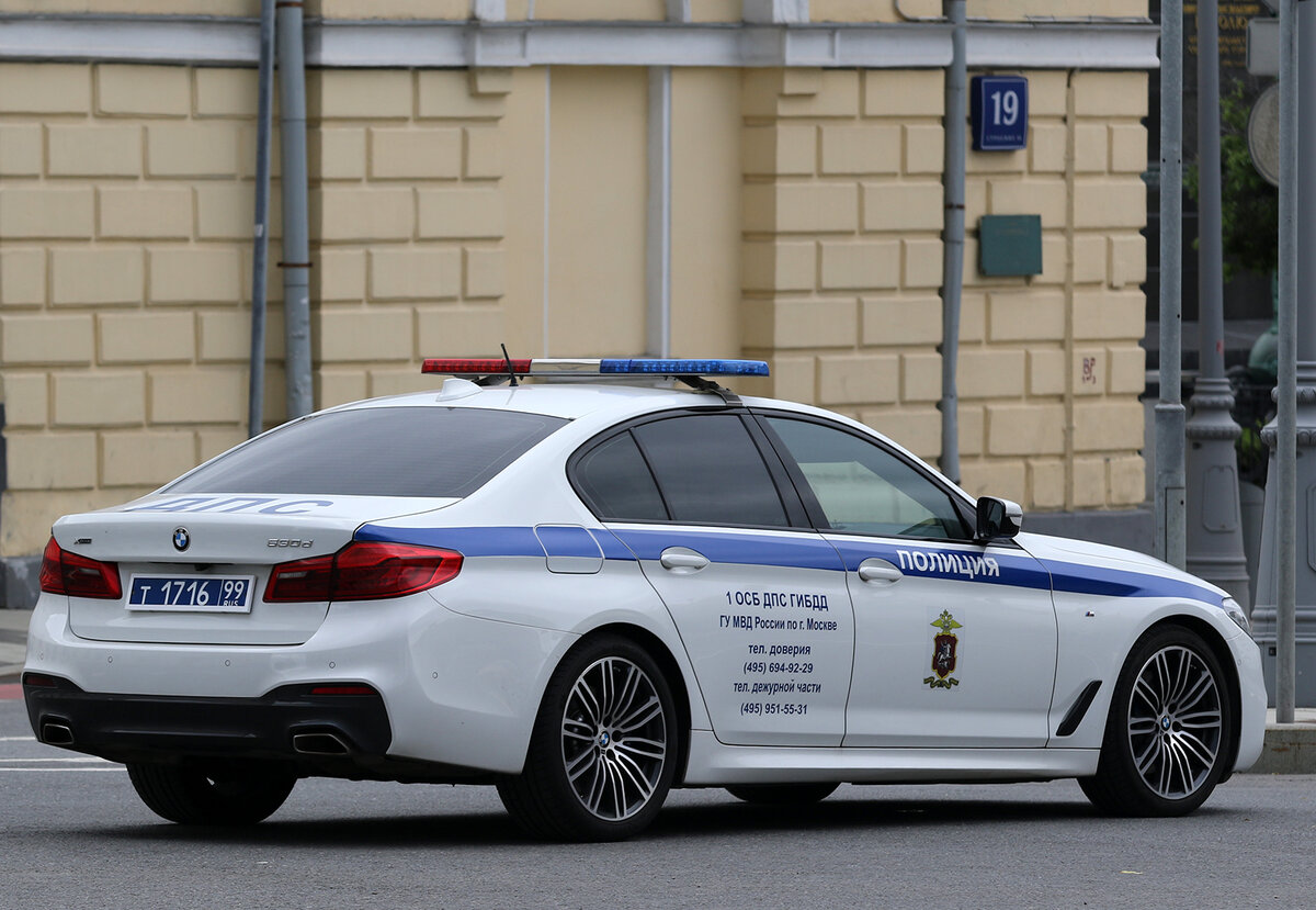 BMW f10 Police Moscow