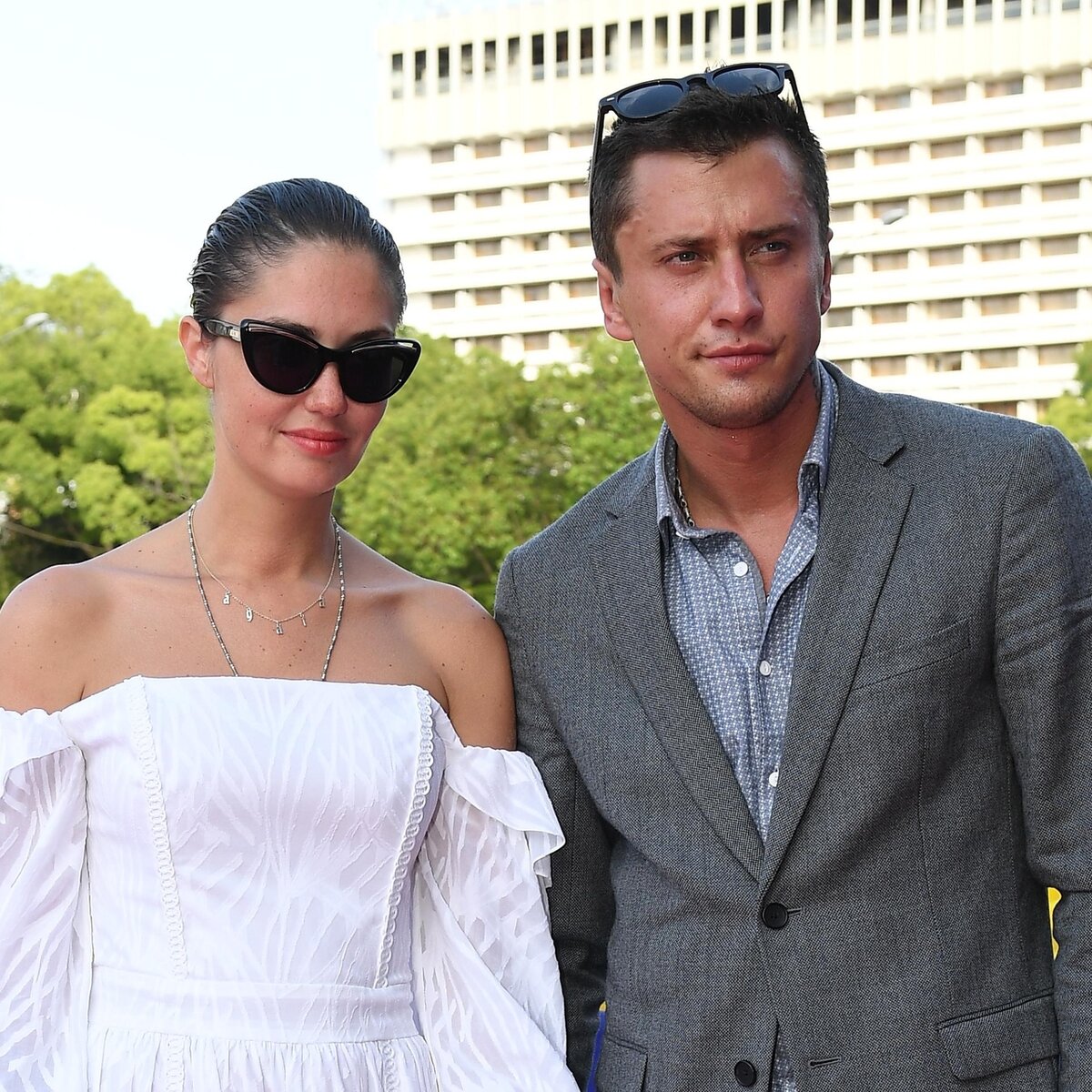 Павел Прилучный и Агата Муцениеце