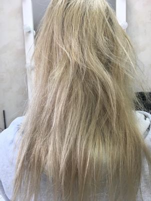 Помимо начёса, само состояние волос не ахти, за "внешним" лечением я и пришла на биопластику волос.