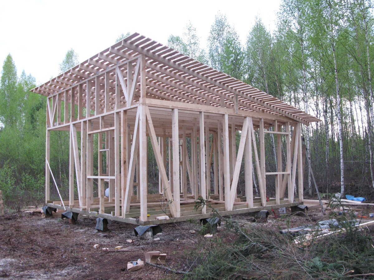 Посреди леса