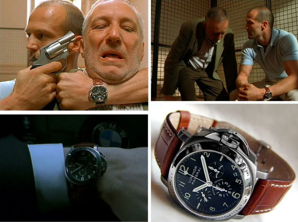 В каких фильмах часы. Luminor Panerai перевозчик. Перевозчик 2 часы Panerai Luminor. Часы у Стетхема в фильме перевозчик 2. Luminor Panerai Джейсон Стэтхэм