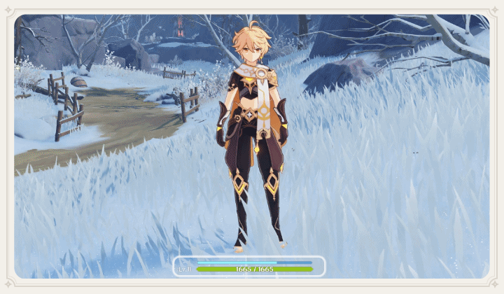 Шкала "Лютый мороз", которая находится над полоской HP.