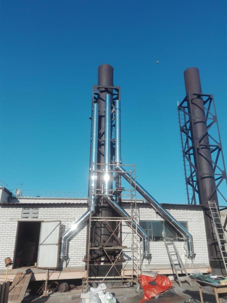 Пример дымоходов