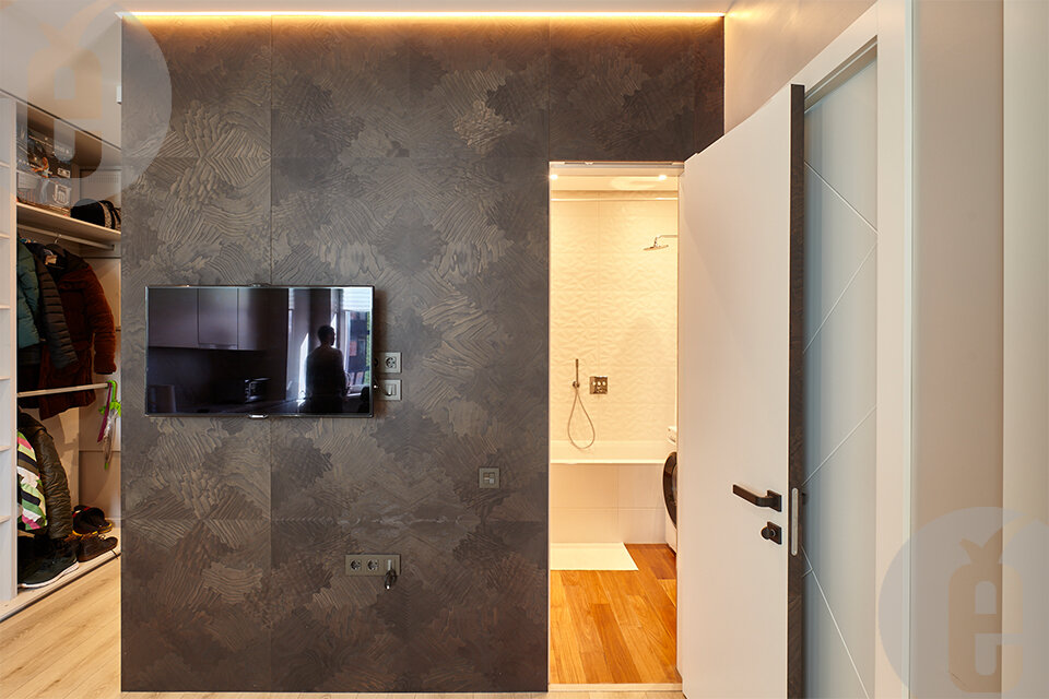 Дизайн квартиры в Москве с применением эксклюзивных текстур