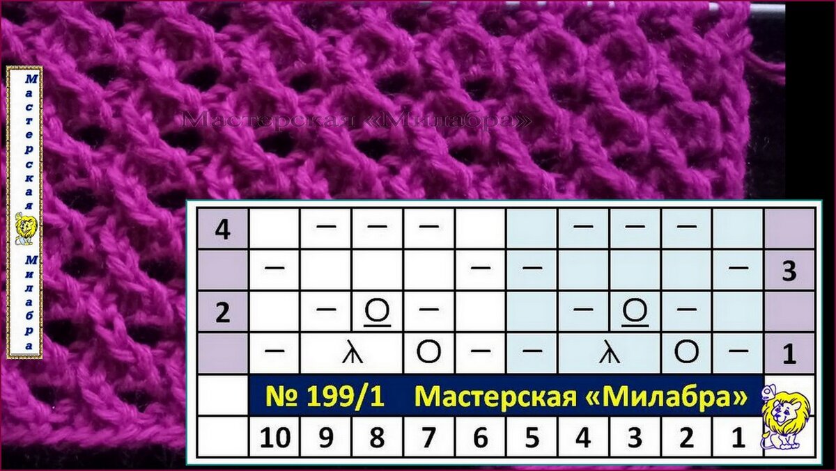 Мастерская милабра вязание спицами со схемами и описанием