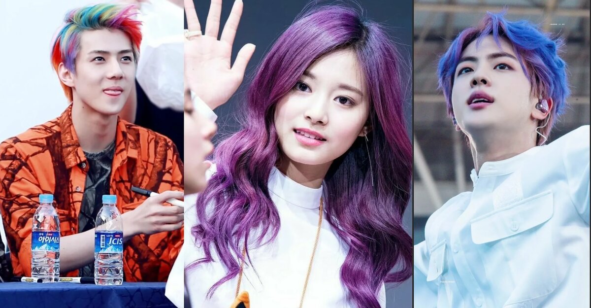 Радуга волос айдолов