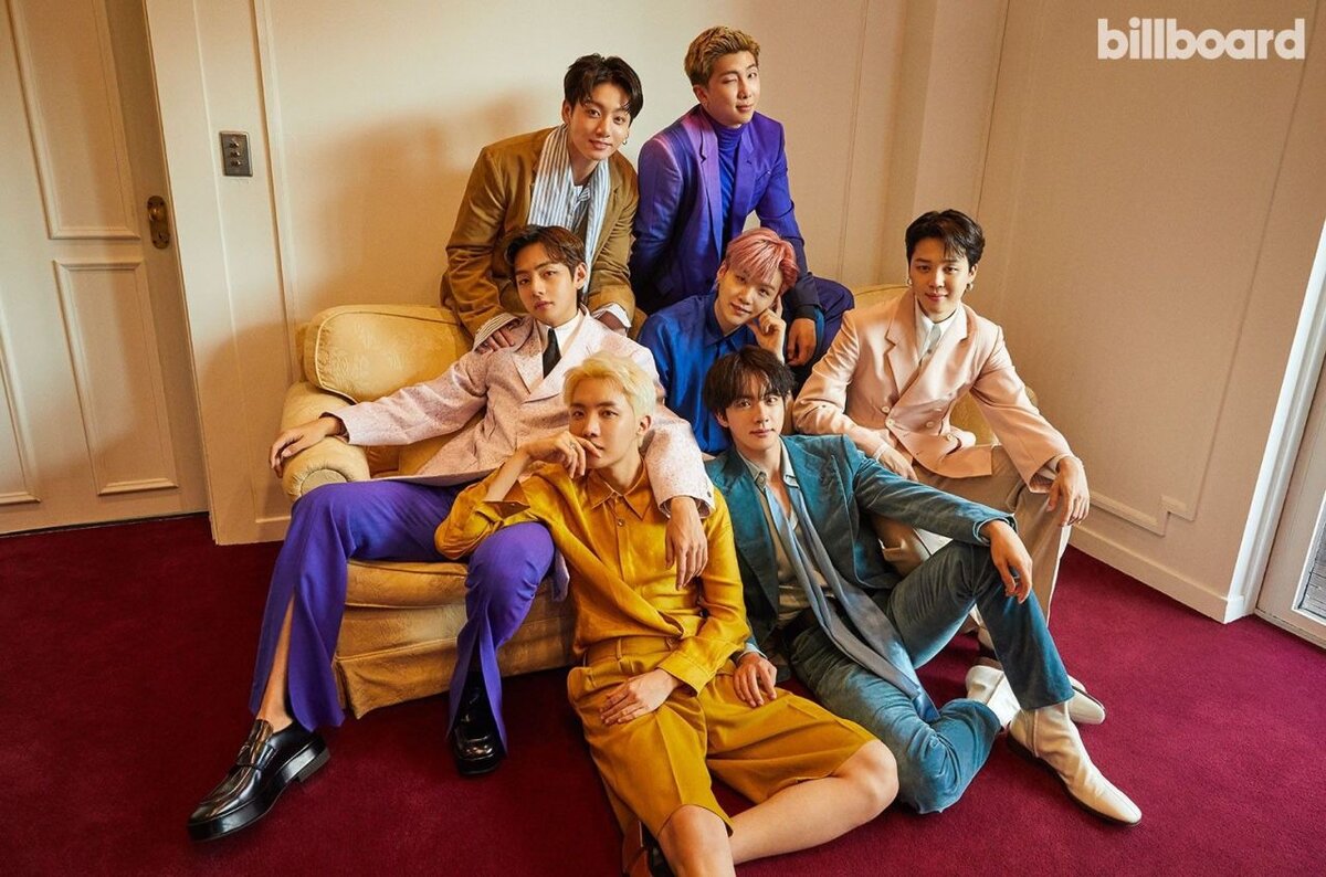 На этой фотографии, предоставленной журналом Billboard, запечатлена к-поп группа BTS (Billboard)
