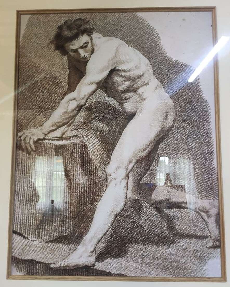 Копия работы директора Академии художеств, выполненная Костюшко.