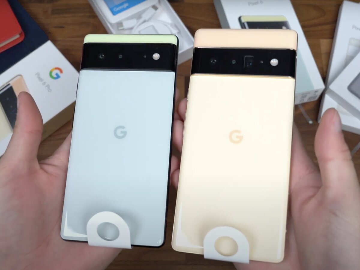 Получил Google Pixel 6 и 6 Pro в одни руки. Распаковываем и сравниваем | За  три моря с тремя гаджетами | Дзен