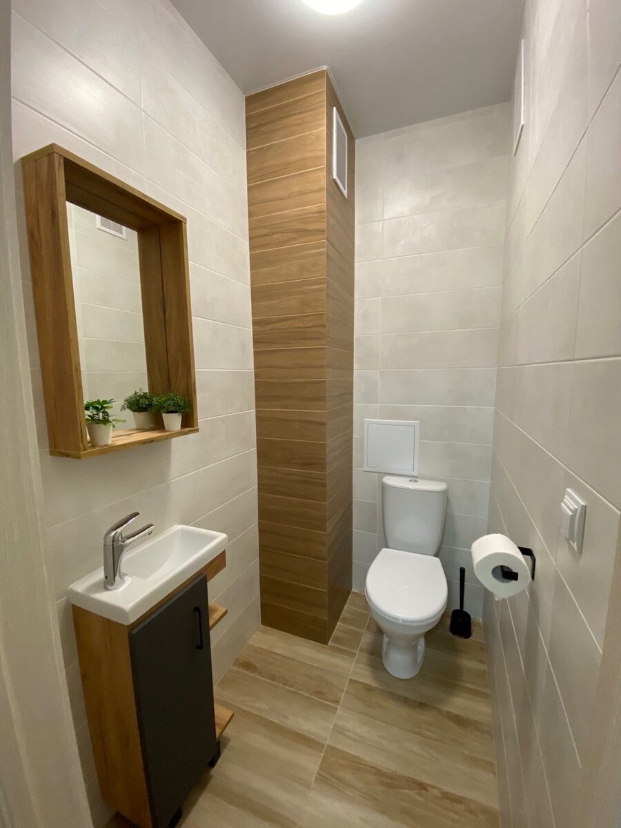 Малый сан узел, было - стало