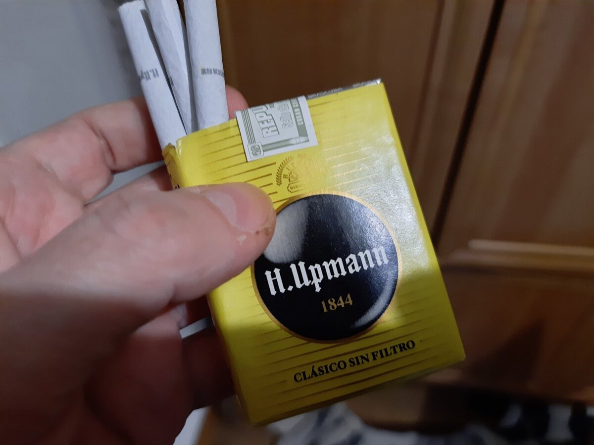 Те самые кубинские сигареты H. Upmann без фильтра | Записки про табак | Дзен