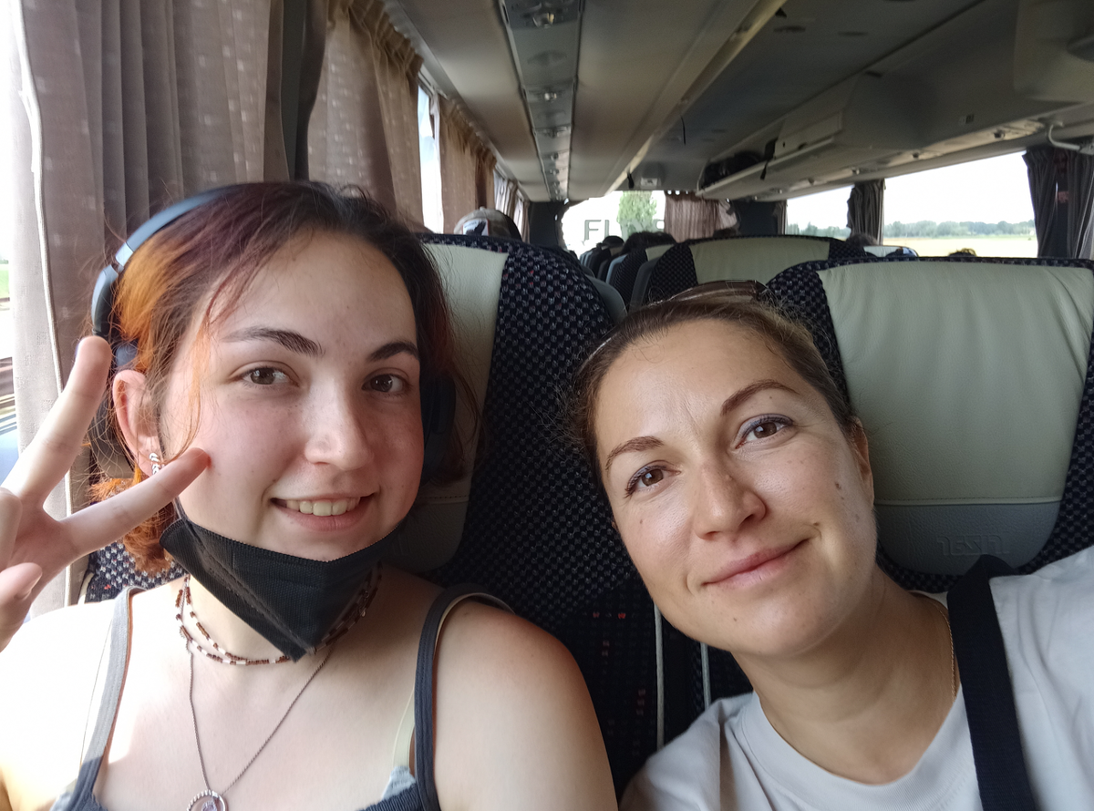 Едем в автобусе из Вероны во Флоренцию