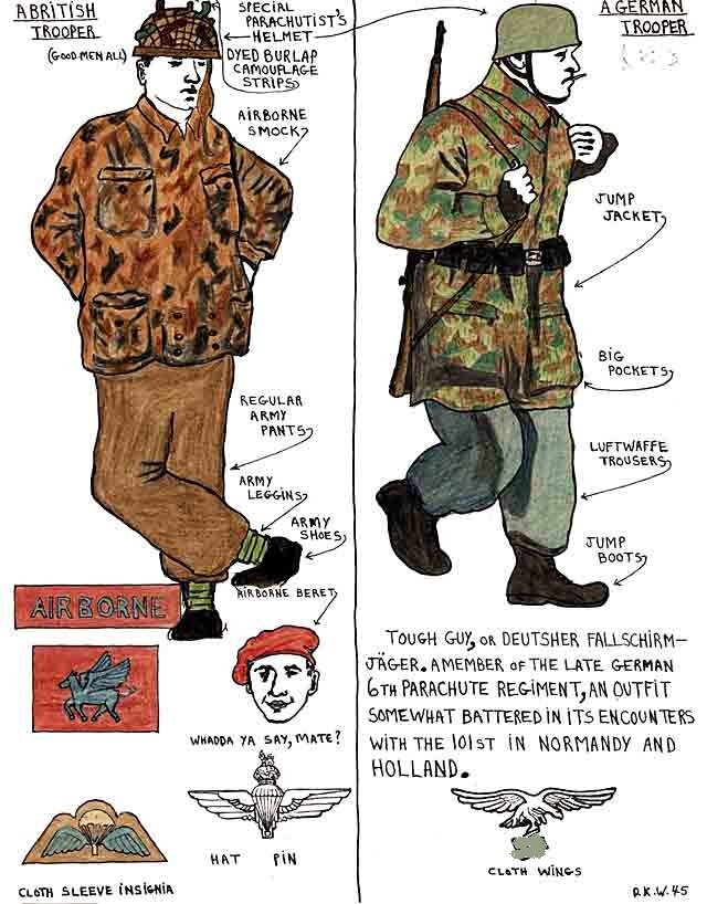 Рисунок Вебстера из первого письма домой.