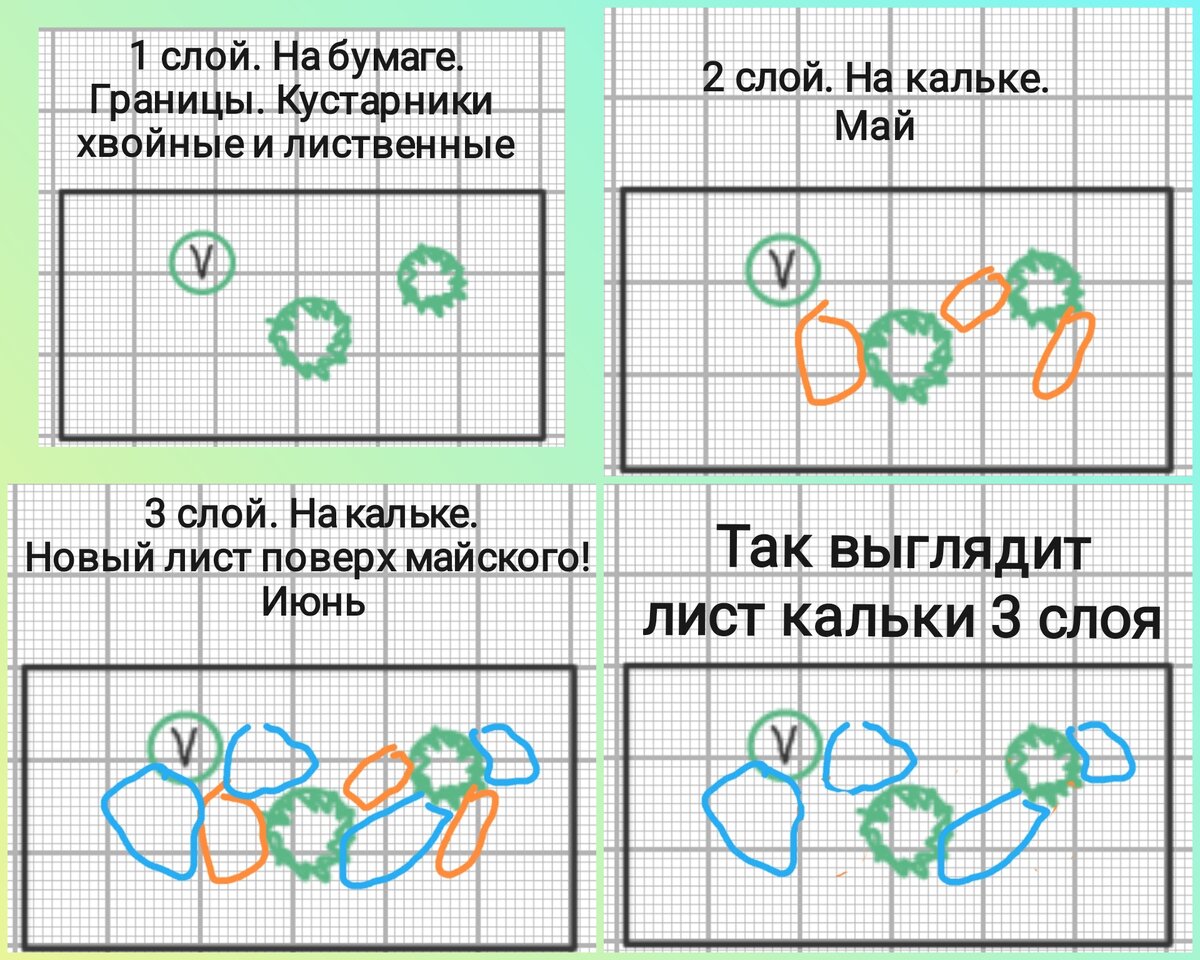 Цветник из многолетников