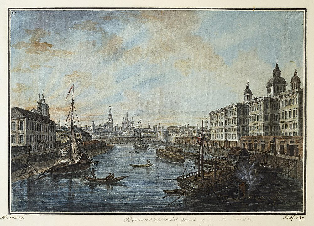 Федор Алексеев. «Воспитательный дом в Москве», начало 1800-х годов © Public Domain