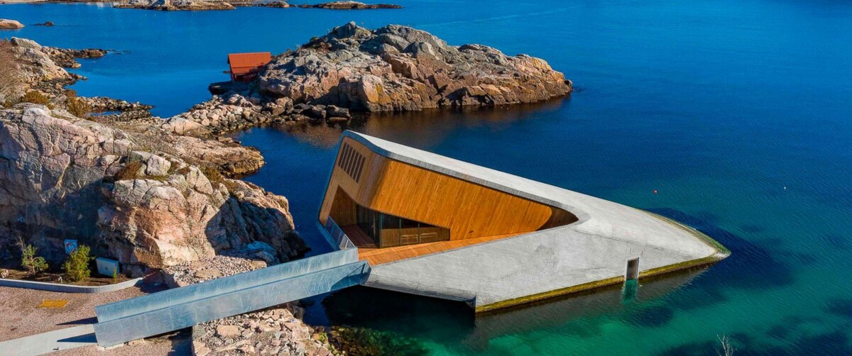 Ресторан Under с высоты птичьего полета