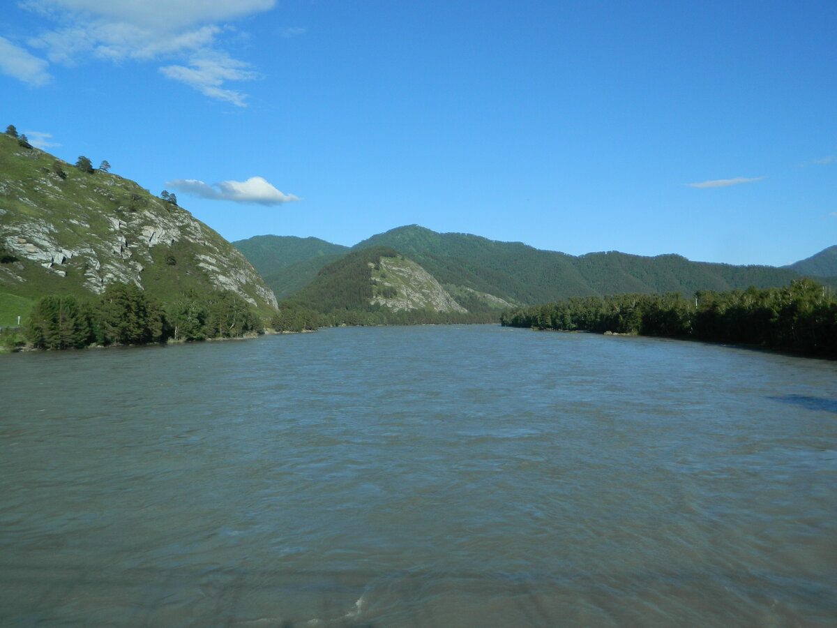 Вот она, красавица Катунь!