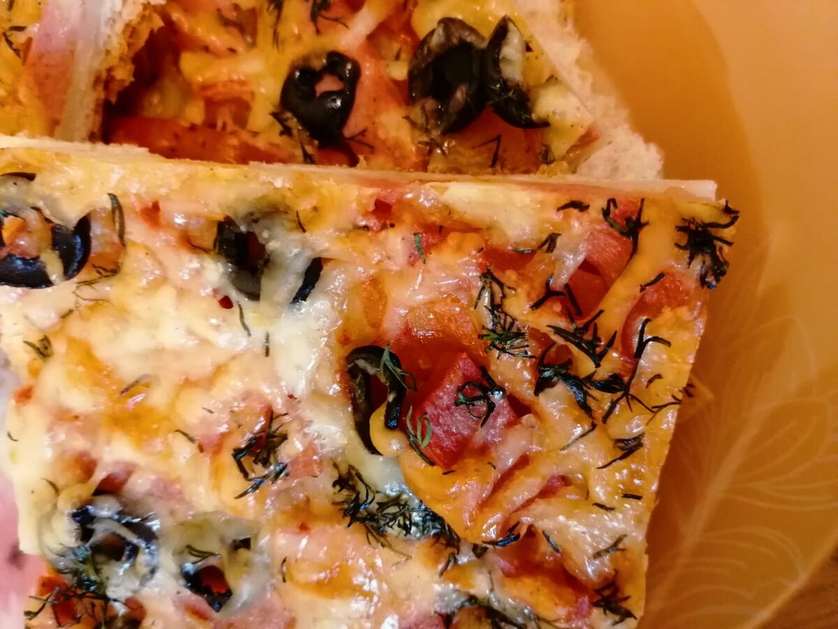 пицца в духовке