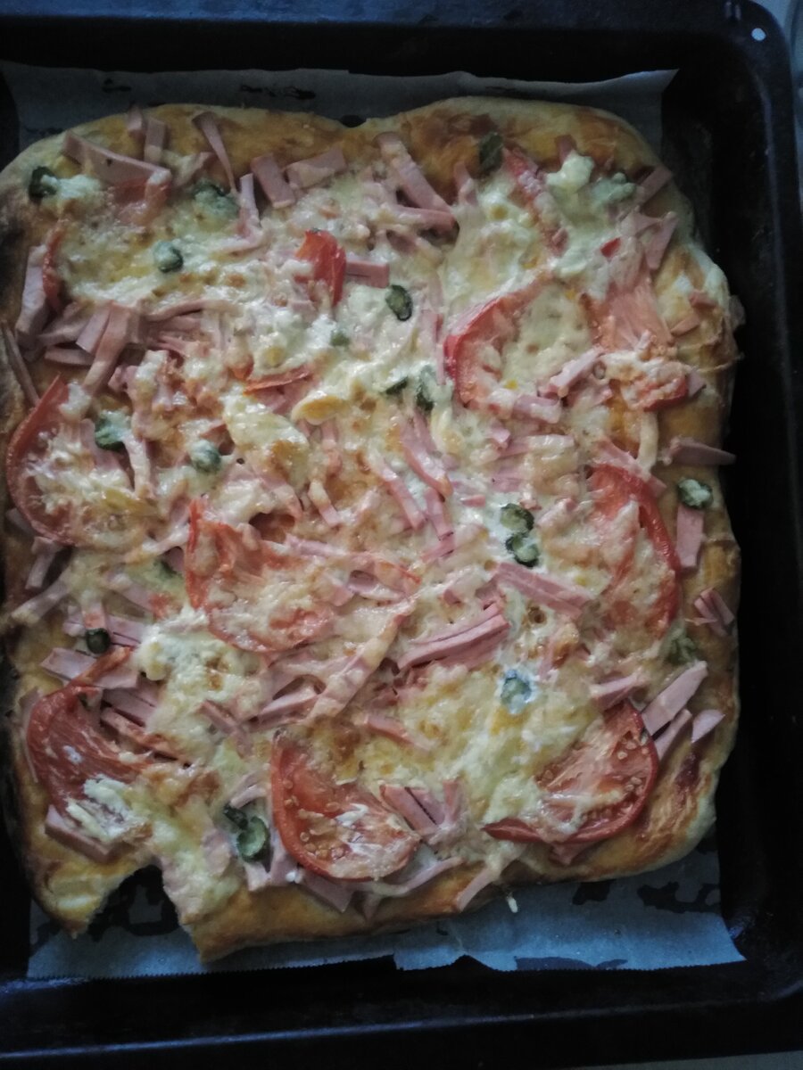 Домашняя пицца. 