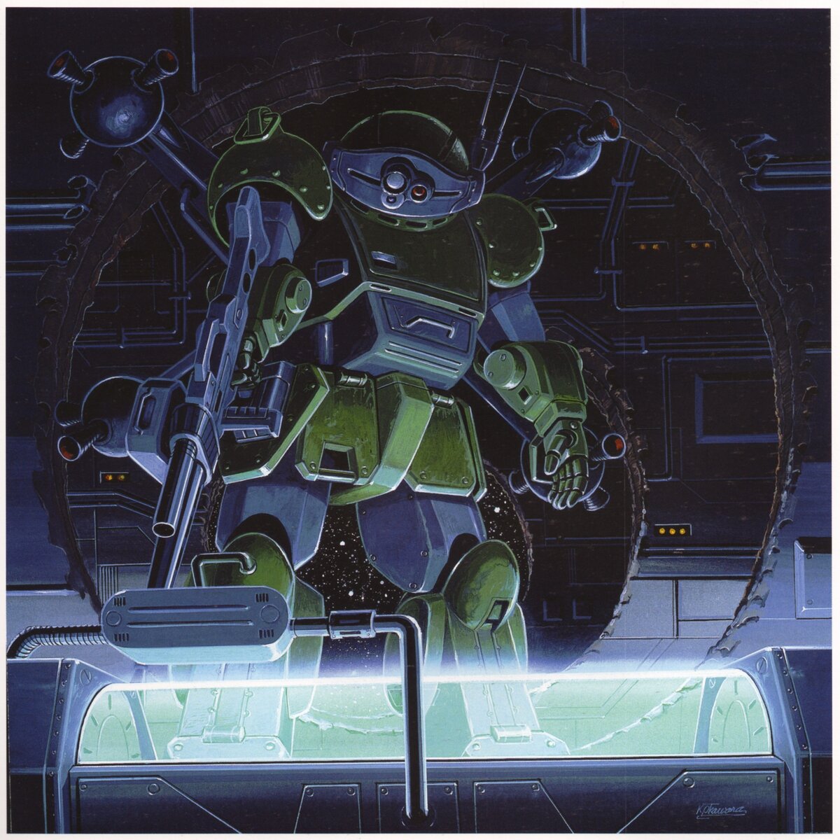 Концепт-арт мехи; взято с myanimeshelf.com