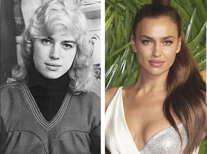 Мама Ирины Шейк в молодости (слева). Источник фото: Яндекс Картинки