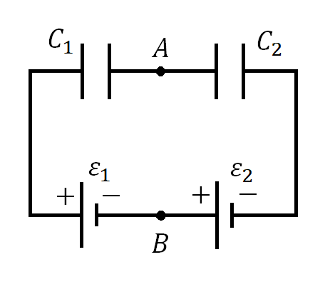Разность потенциалов между точками а и б