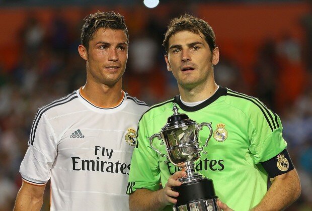Криштиану Роналду и Икер Касильяс -- оба еще в "Реале"