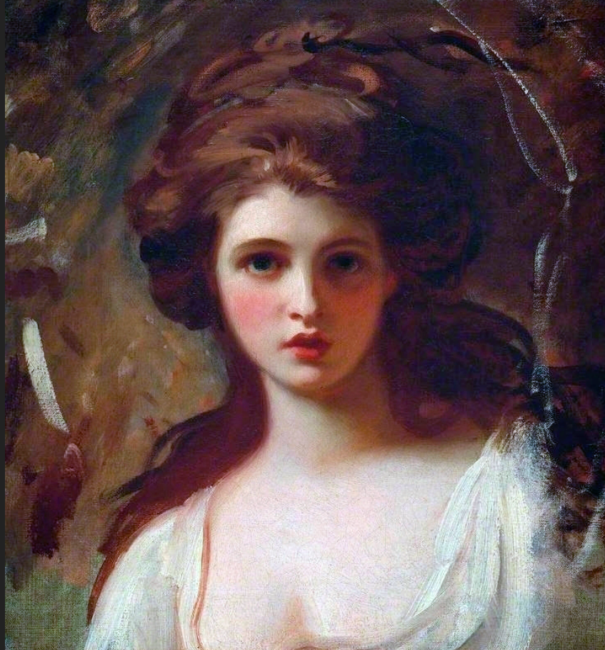 Леди Гамильтон в образе Цирцеи. худ. - Джордж Ромни, ок. 1782 г. Из коллекции Tate Britain.