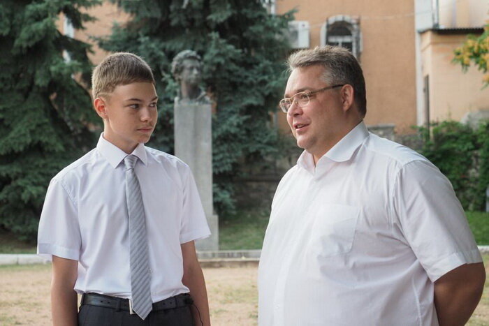 Губернатор Ставропольского края  В.В. Владимиров и Богдан Гернер