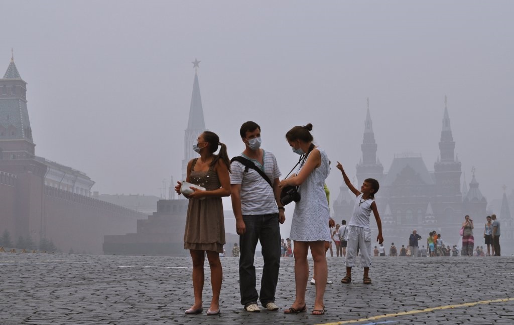 Москва в дыму. 2010 год