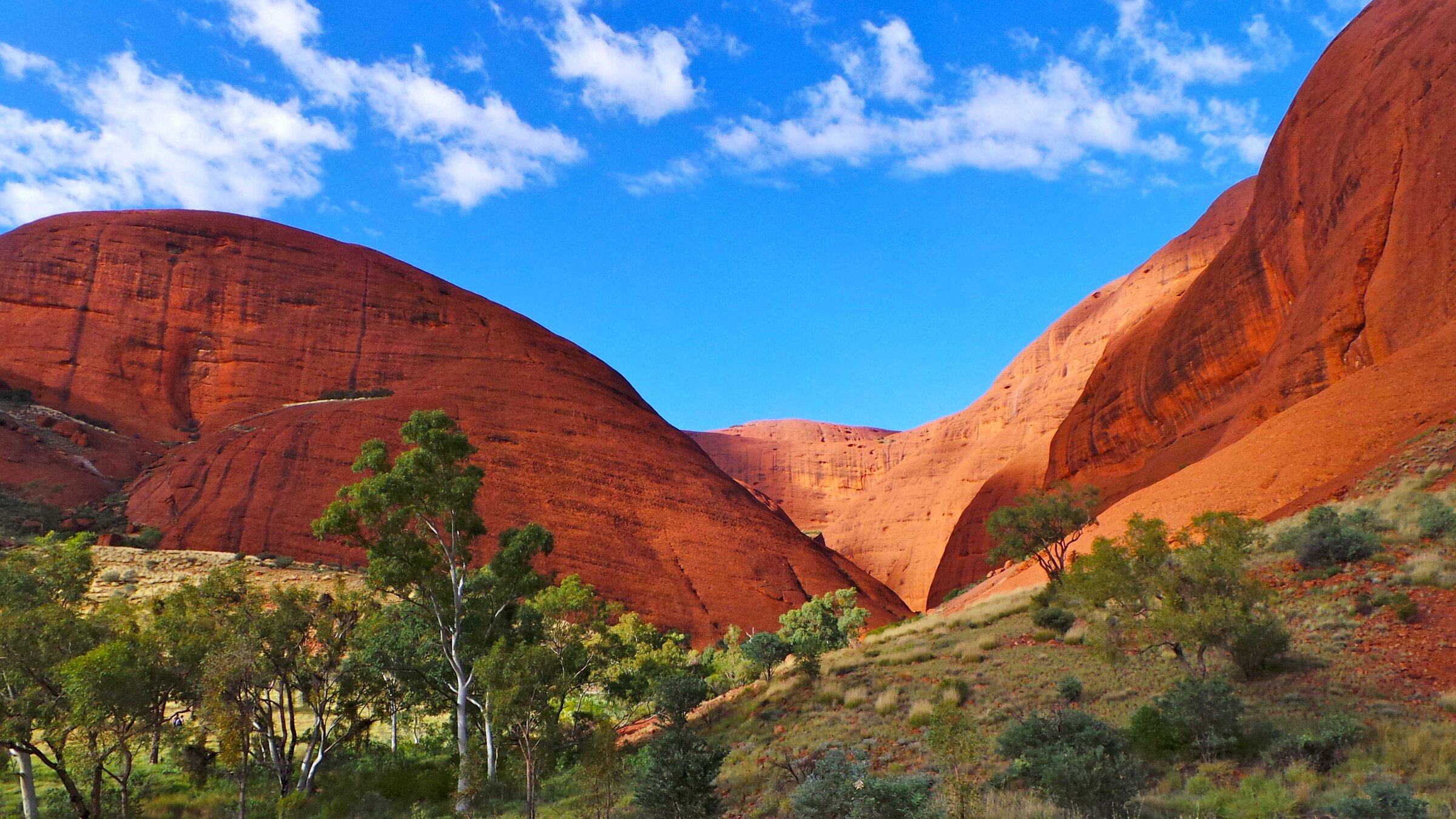 Загадочные скалы Ката-Тьюта в Австралии