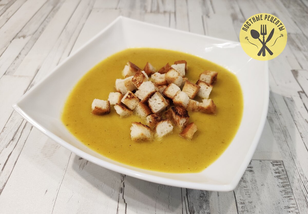 Постный КРЕМ-СУП из брокколи и цветной капусты на кокосовом молоке