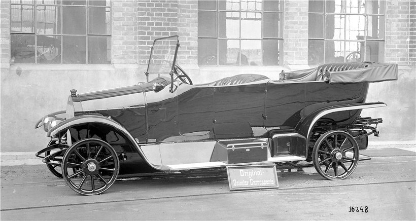 Mercedes 14/35 PS (без шин) для С.В Рахманинова на заводе фирмы Daimler-Motoren-Gesellschaft Фото:https://usolt.livejournal.com/783717.html