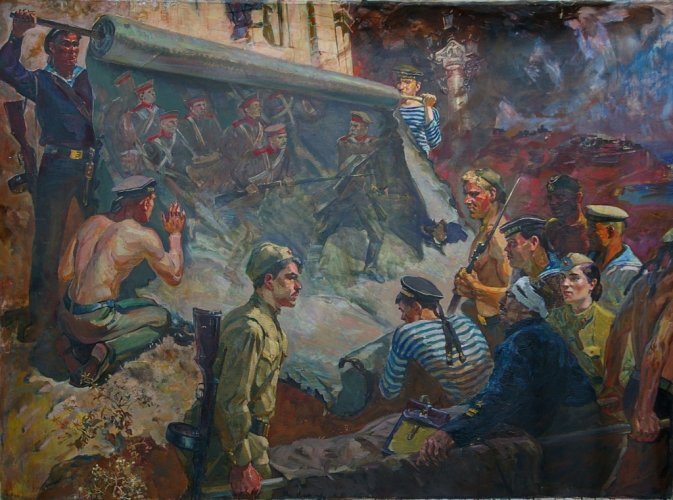 Коваленко В.К. "Спасение панорамы...", 1982 год.
