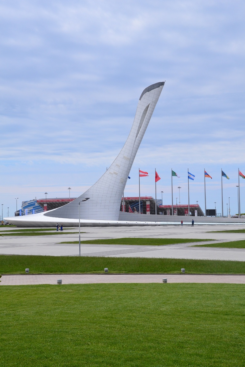 Тот самый Олимпийский факел Сочи. Уже не горит...