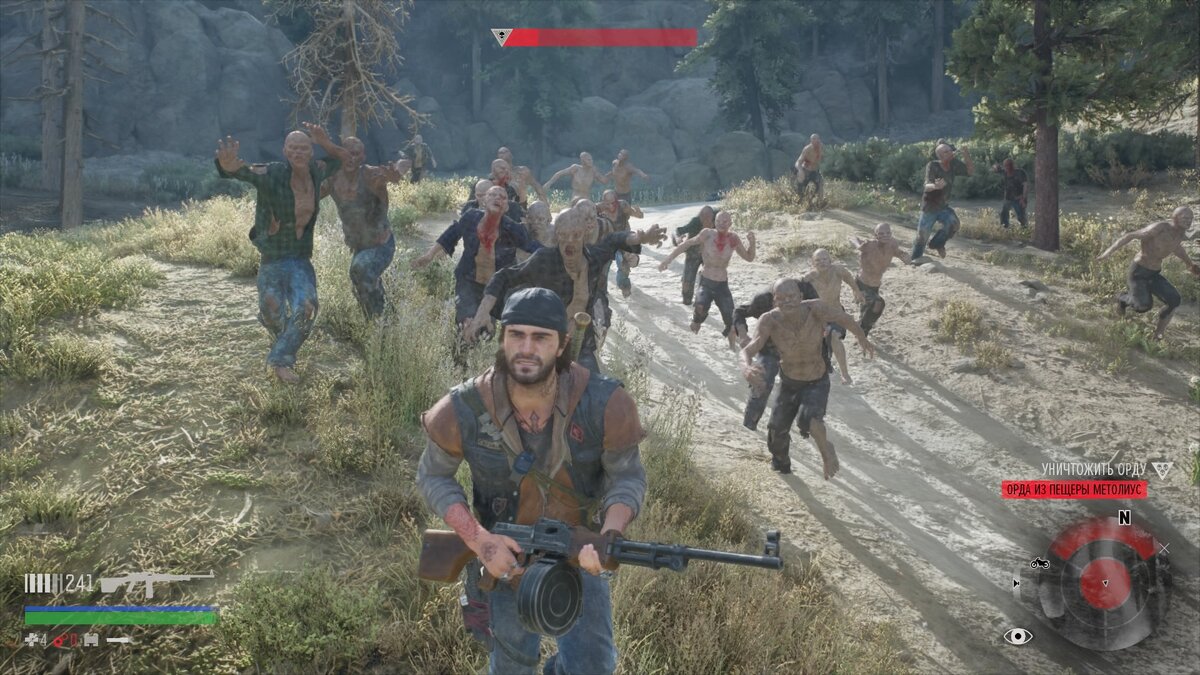 Разработчики в лице главного героя убегают от "замечательного" мнения обзорщиков 